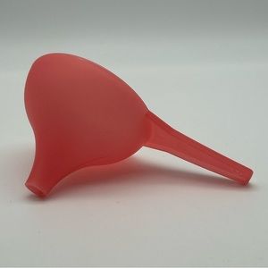 Tupperware Large Funnel Fill Oil Bottles Shakers Make Rice Mold Kiss Pink Retro